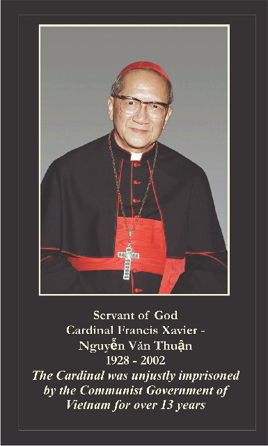 Cardinal Francis-Xavier Nguyen Van Thuan Prayer Card